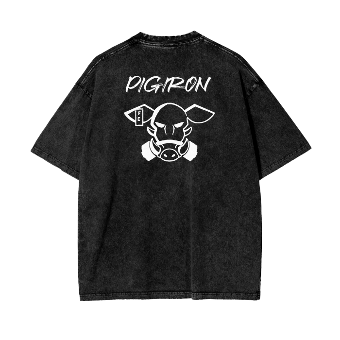 PigIron Acid Wash Oversized T